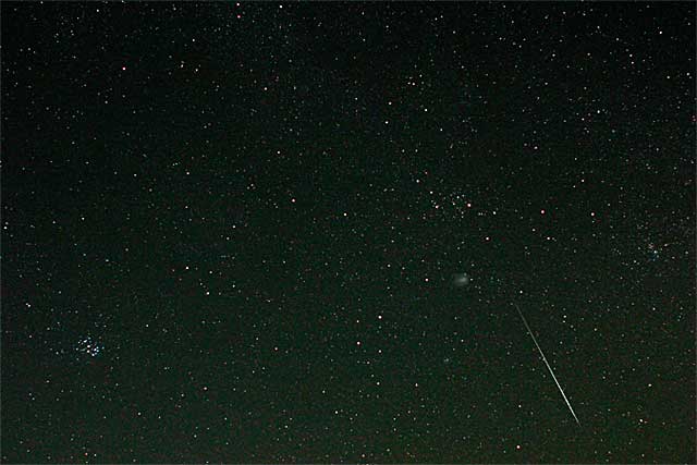 ふたご座流星群とすばる、ホームズ彗星
