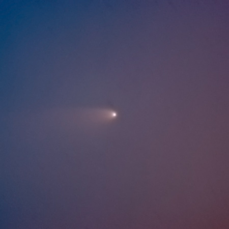 15cm屈折望遠鏡で撮影したパンスターズ彗星