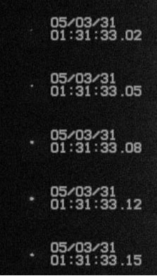 アンタレスが月から出てくるところのビデオ画像